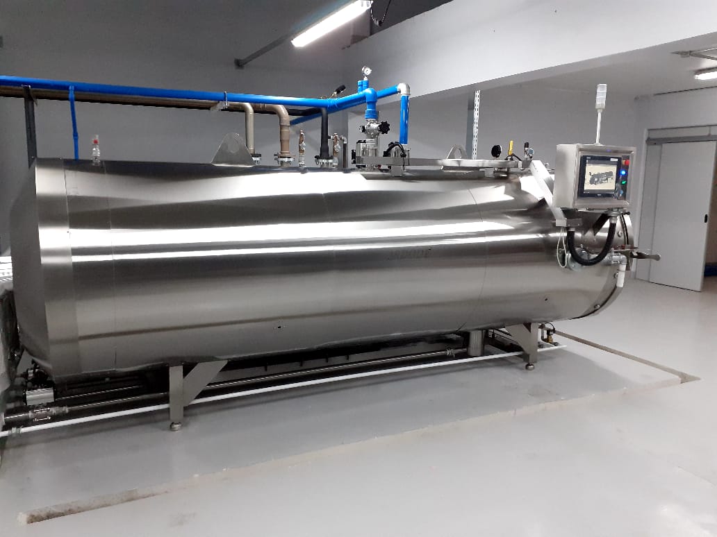 Rede de vapor para autoclave